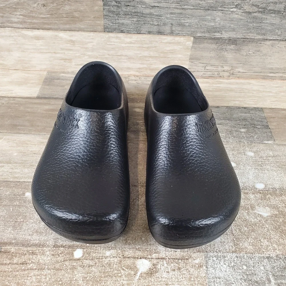Birkenstock Profi-Birki Womens Shoes Sz 7‎ Regular Fit Black Comfort Round Toe